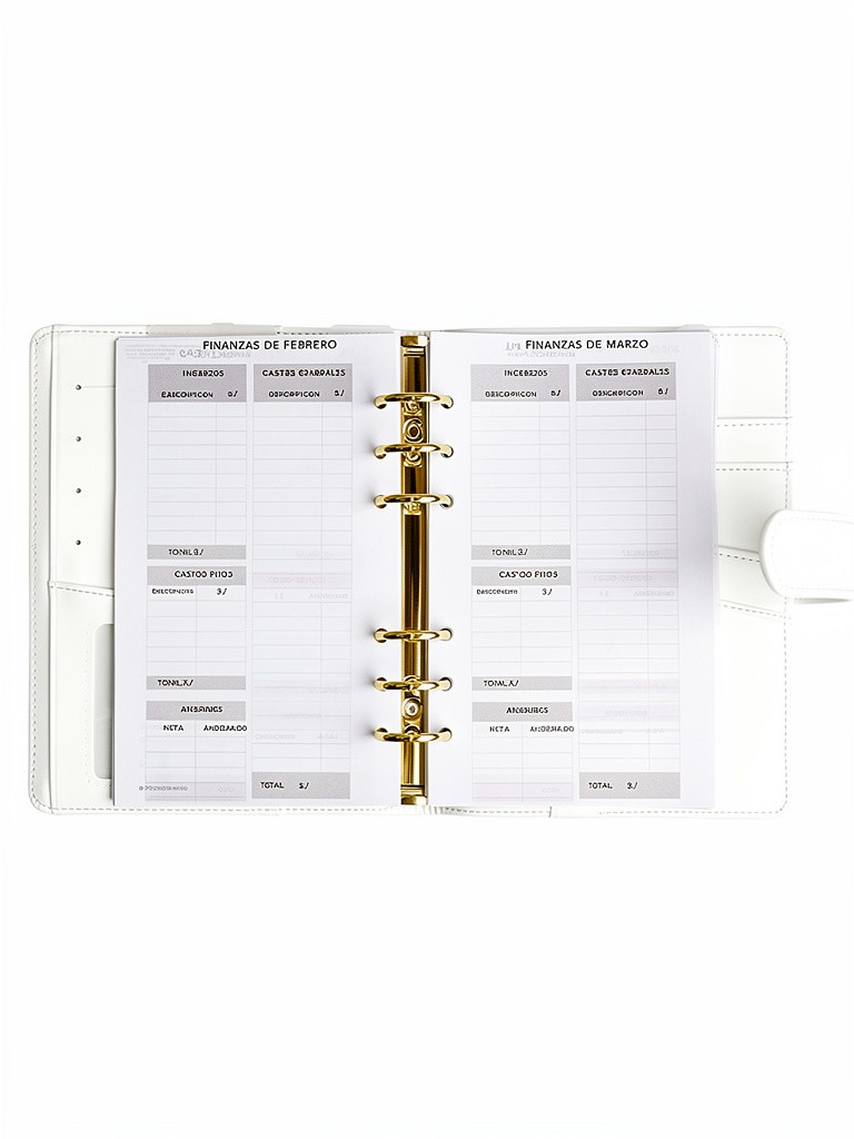 Agenda Diaria Binder Blanco - Imagen 7